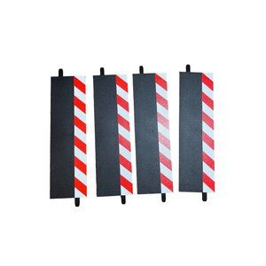 CARRERA Slot Car x4 #115189-Track Standard Straight Shoulder Sections -1:24